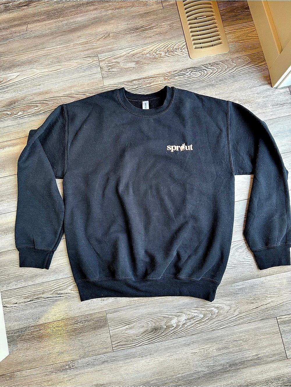 Gildan DryBlend Crewneck Sweatshirt Black Medium